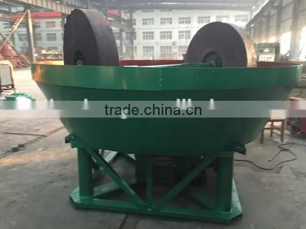 Vietnam wet pan gold grinding machine/wet pan mill for sale