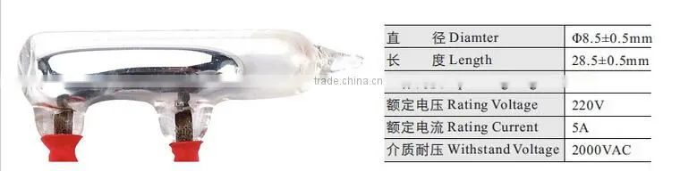 Daier Whole Sale 220VAC 2Pins MS-205A/211 Mercury Liquid Switch