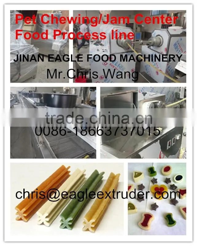2016 hot sell dog chewing snacks food machinery from Eagle manufacturer