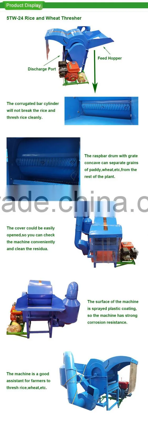 WANMA2681 Good Quality Wheat Thresher