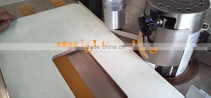 Hot Melt Glue Wood Edge Strip Bonding Machine For Straight And Curved Side