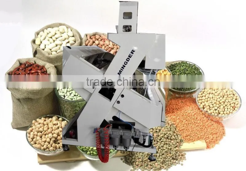 2048 Camera CDD Brown Small Rice Color Sorter Machine
