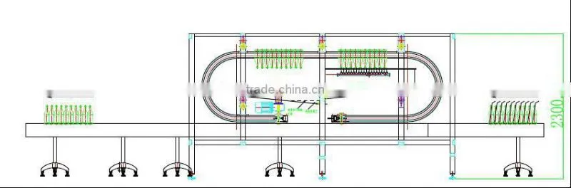 automatic clip type bottle washing machine