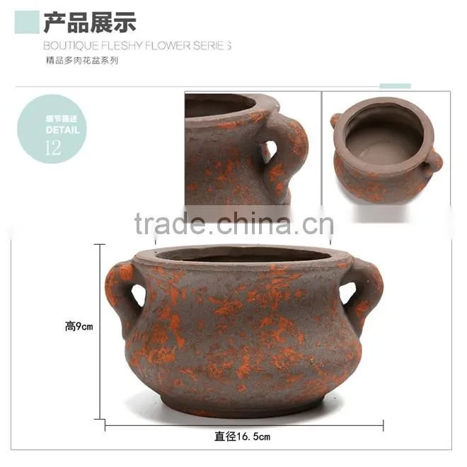 Wholesale retro do the old red ceramic outdoor planters