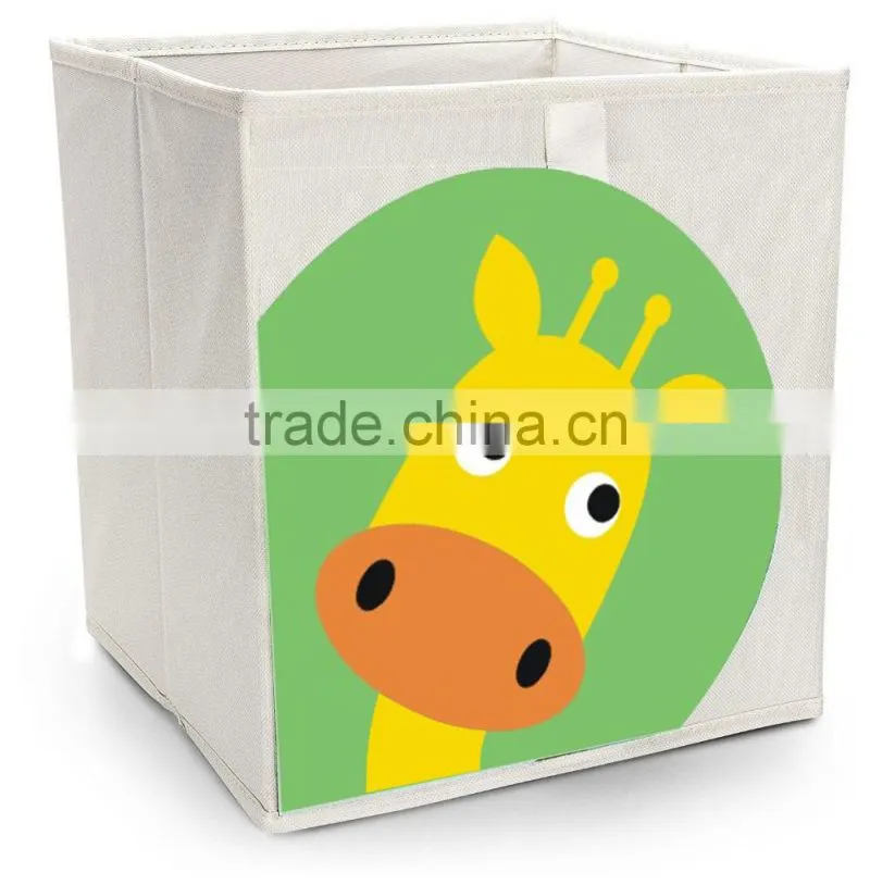 Store More Non-woven Storage Bin, Kids Collapsible Fabric Storage Box, Toy Foldable Storage Box