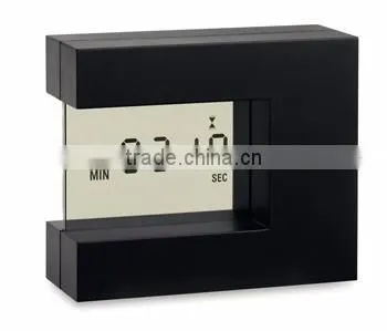 plastic multifunctional desk clock with transparent screen
