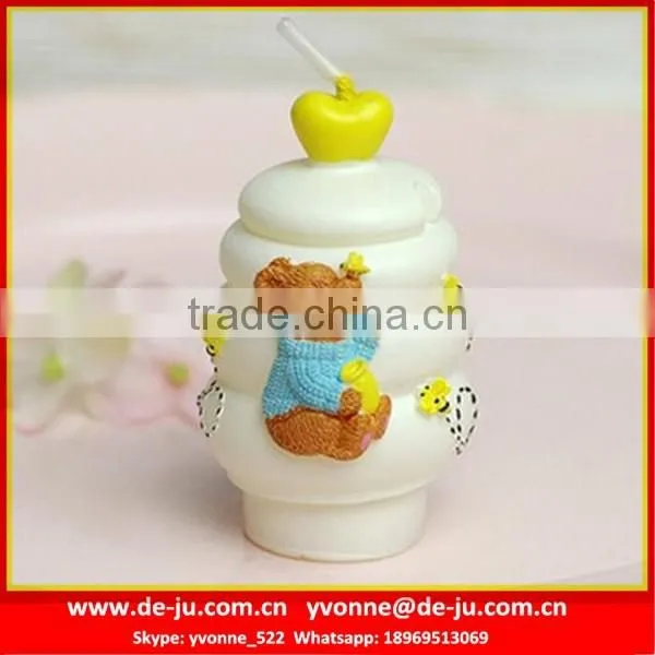 Bear Honey Jar Professional Sculpture Small Craft Candle