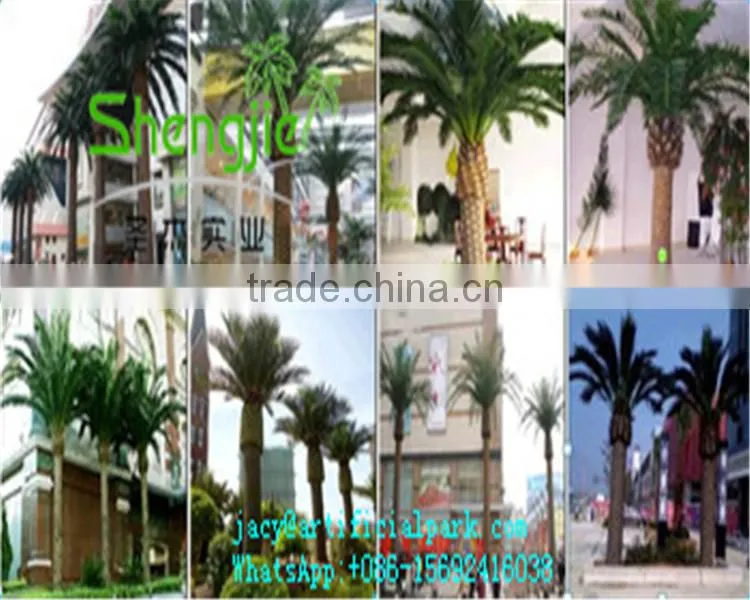 SJLJ01261 indoor outdoor artificial coconut palm tree with light