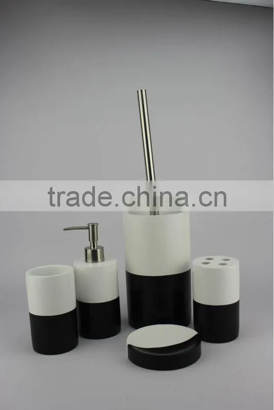 EAO820 bamboo bathroom accessory set China supplier 6 pcs