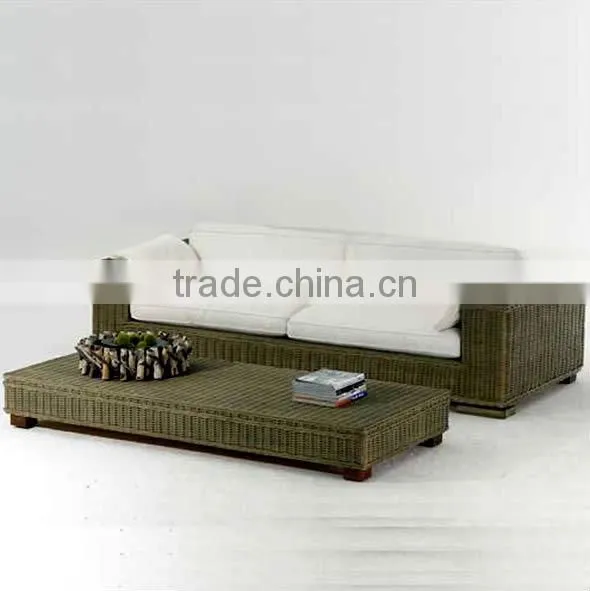 GUANGDONG FURNTIURE ROUND WICKER SOFA DOUBLE SOFA