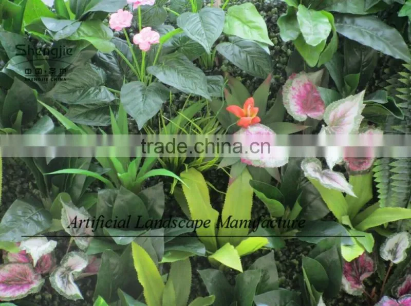 ODM or OEM artificial plants wall in factory,fake green wall