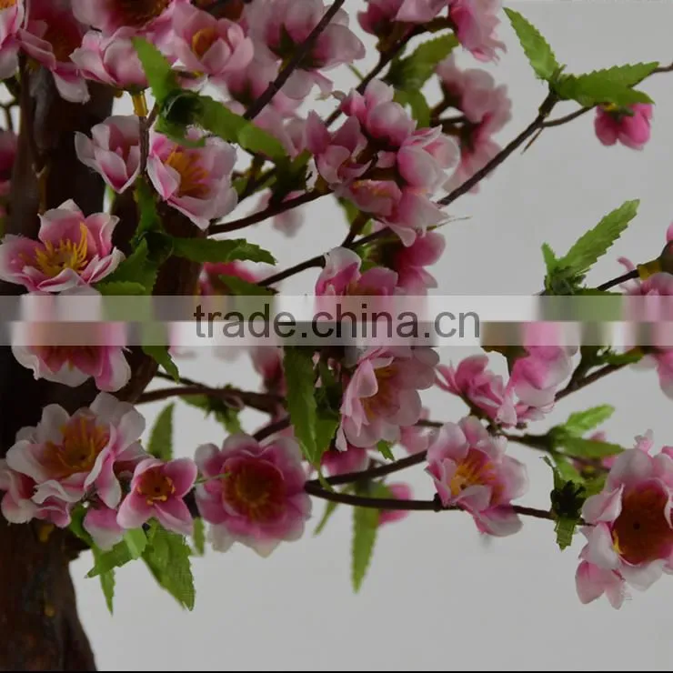 Artificial Pink Cherry blossom tree small bonsai flower mini bonsai tree