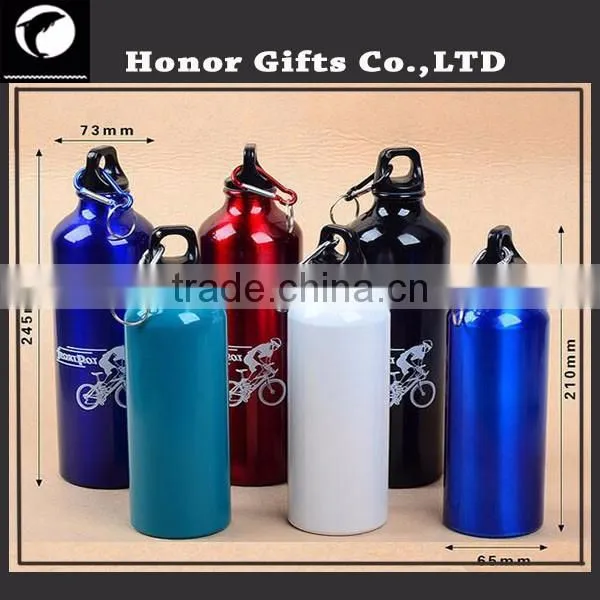 Custom Promotional Logo Printed Cheap Aluminum Sport Water Bottles