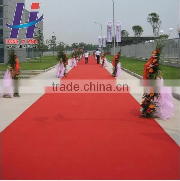 High quality better price 100% polyester fiber exhibition carpet
