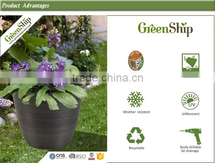 Mini Colorful Round outdoor flower pot