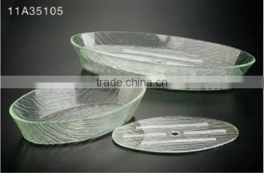 Hotel acrylic display plate and dish for sanshimi