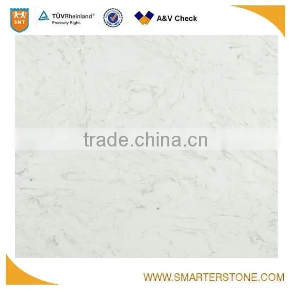 Cream artifical marble with crystal inside hot selling