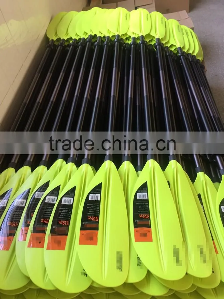 Plastic blade with aluminum shaft Kayak Canoe Boat Paddle
