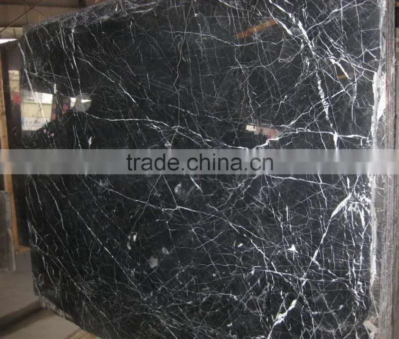 Cheap Chinese black marble slabs and tiles for sales