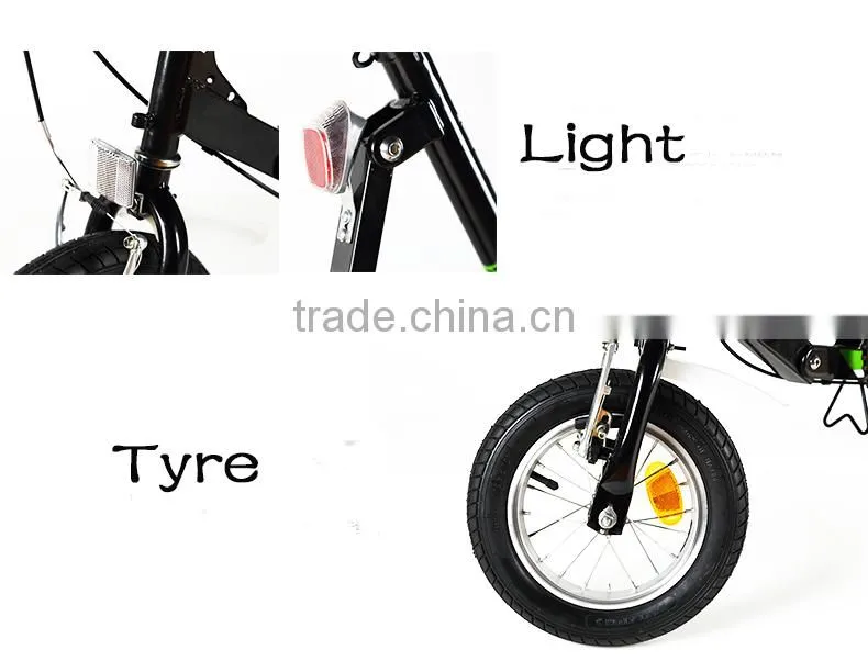 2016 portable electric bicycle mini folding ebike