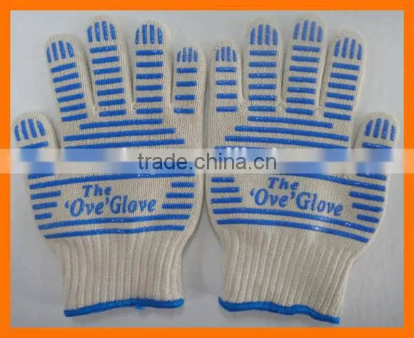 Anti Cut Extreme Heat Resistant BBQ Gloves 932F Silicone BBQ Grill Cooking Gloves Oven Mitts