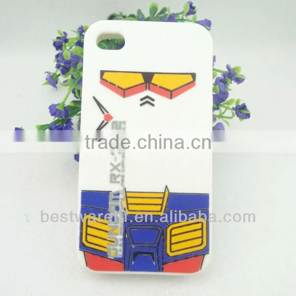 Funny carton shape colorful silicone mobile cellphone case for apple iphone