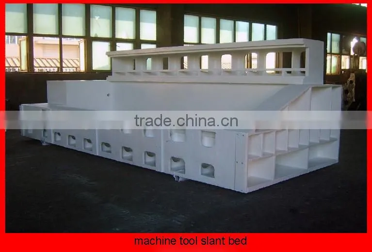 Cast iron CNC machine base/machine beam/machine parts castings