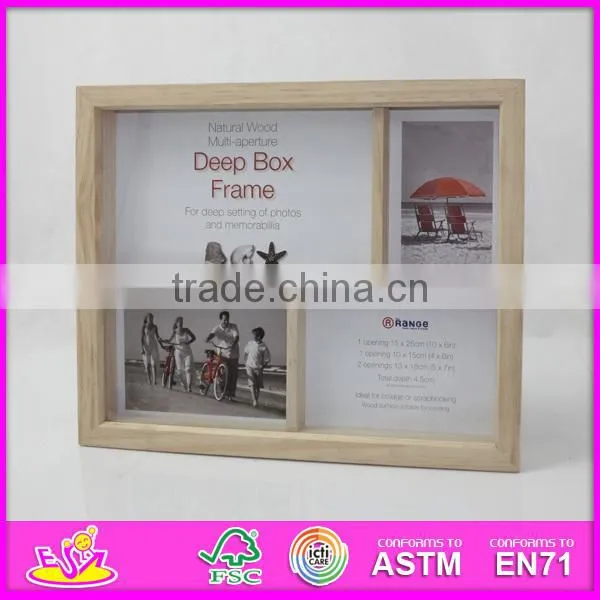 2016 new fashion wooden photo frame,top popular wooden photo frame,hot sale wooden photo frame W09A012-F24