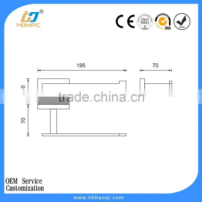 Stainless Steel Surface Finishing and Grab Bars Type toilet safety grab bar
