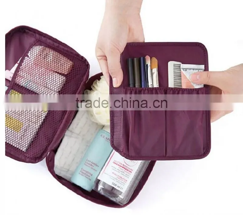 Convience outdoor travel toiletry bag for lady