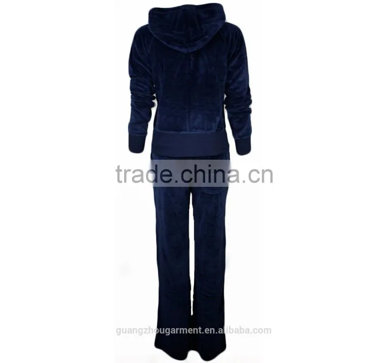 custom cheap velour tracksuits for women