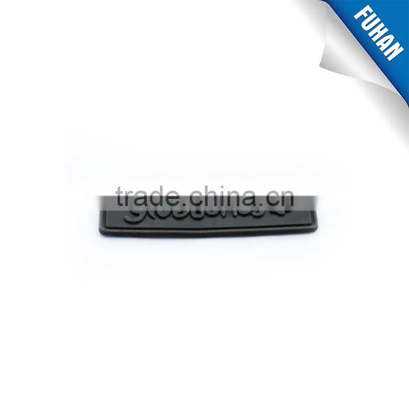High quality customized fashional silicon logo labels design