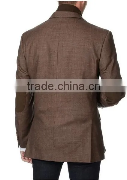 Men's Light Brown Wool/Cashmere Sportcoat