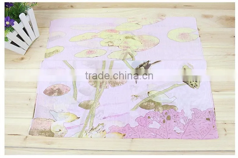 custom digital print with Dandelion Pattern Scarf silk scarf Chiffon scarf