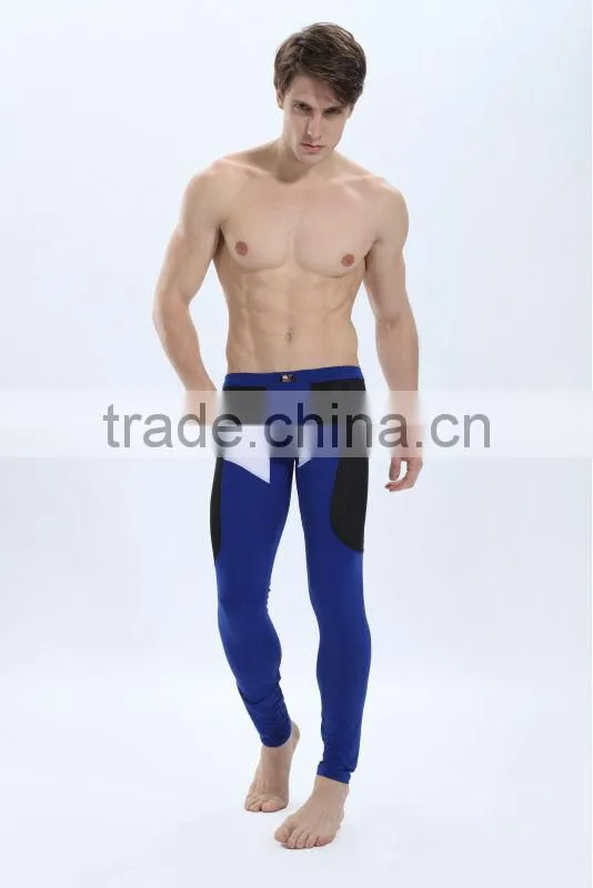 mens nylon underwear sexy long underpants
