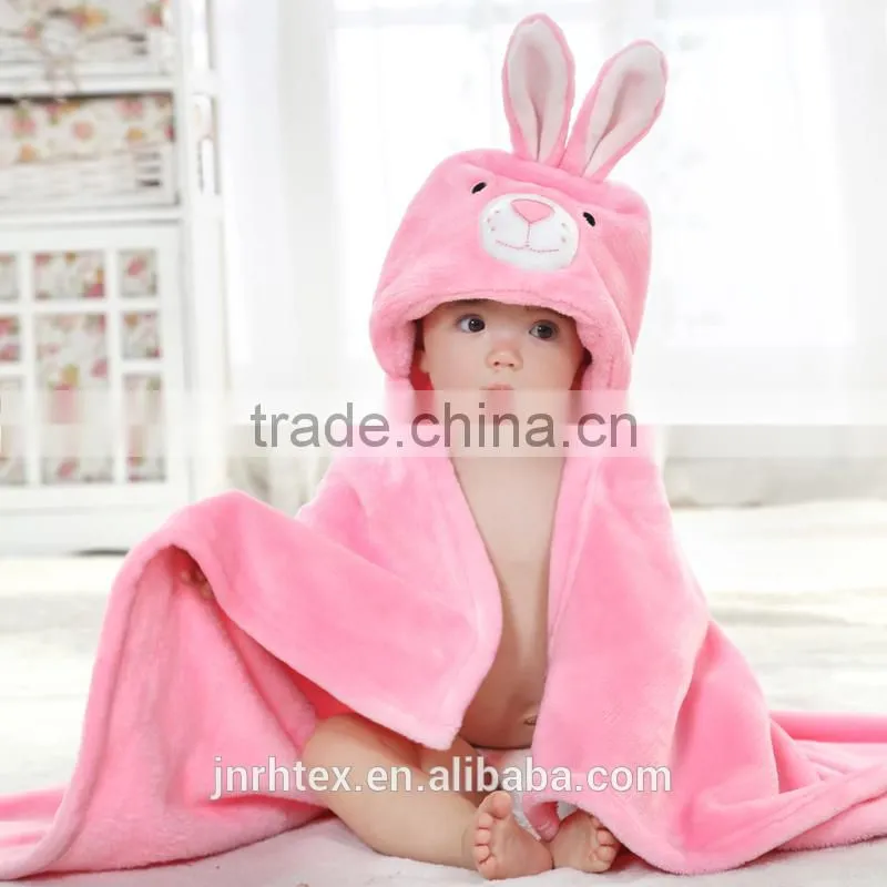wholesale custom plain kids hooded poncho towels