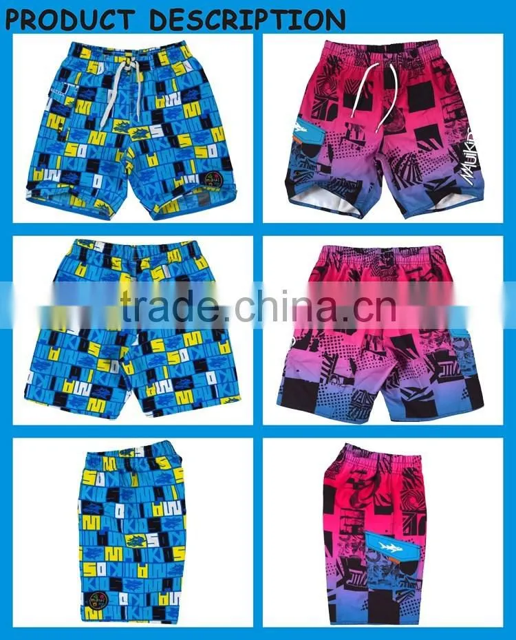 Fashion Children Beach Shorts Kid's Swim