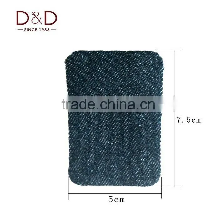 D&D 10Pcs/Lot Jeans Patch Iron On Patches Repair Patchwork For Clothes Stickers Sewing Accessories 7.5*5cm