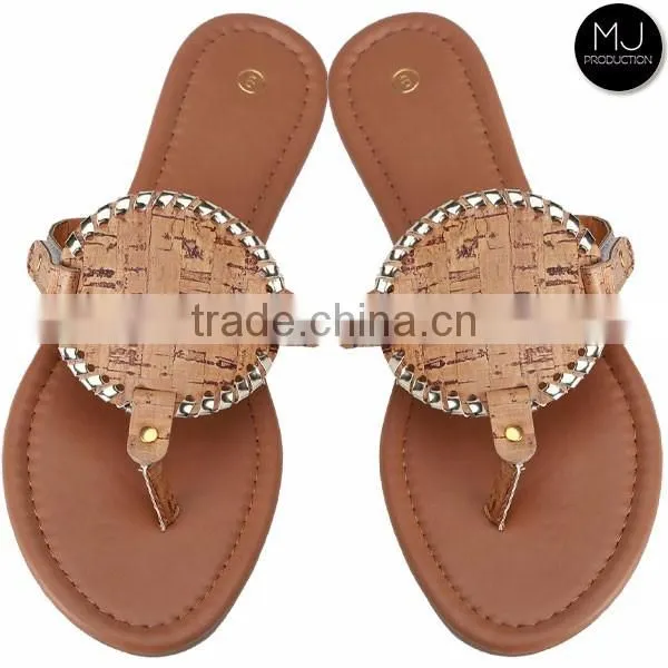 2017 Factory Monogram Disc Women Sandals Flip Flop