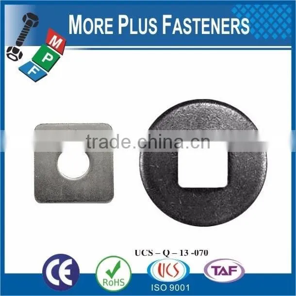 Made in Taiwan Carbon Steel High Quality Square Hole Flat Carriage Bolt Washer