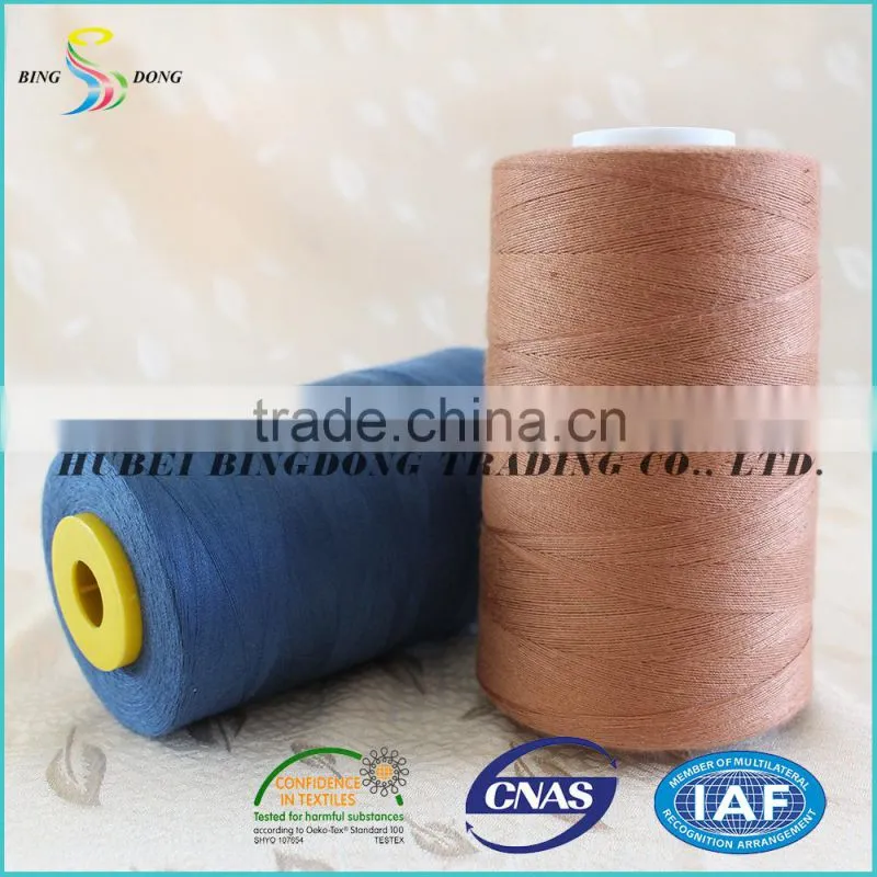 Spinning 100% spun Polyester 50/2 Yarn