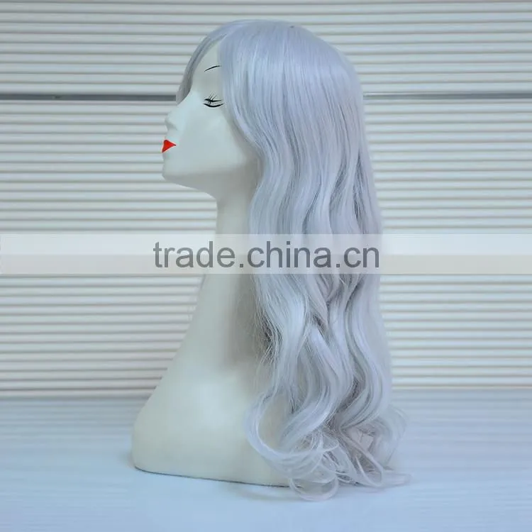 2016 New Arrival Super Beauty Synthetic White Wig