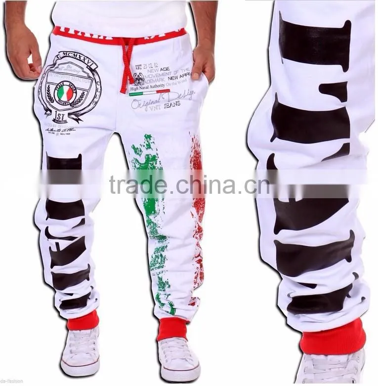 Mens Drawstring Jogginghose Italia Italien Italy Printed Loose Fit Sports Sportshose Pants Joggers