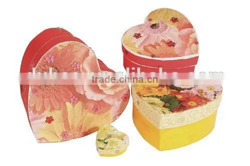 New Sets of 12 Storage Heart Boxes Set of 12 Stacking Storage Boxes Home Decoration Gift