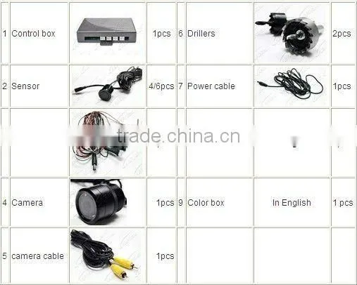 7 inch GPS Navigation Car Camera System Rearview Mirror Monitor