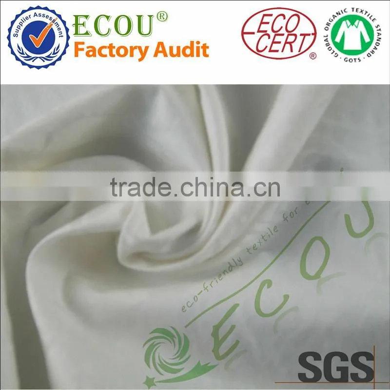 100% cotton/pure cotton nature white color woven fabric