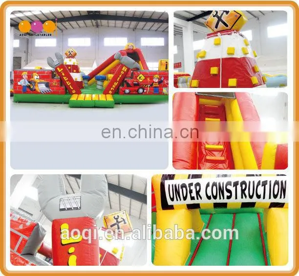 2017 fun construction site fun city inflatables for sale