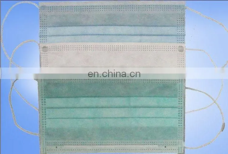 3ply face mask tie on ,non woven colourful face mask ,disposable medical face mask
