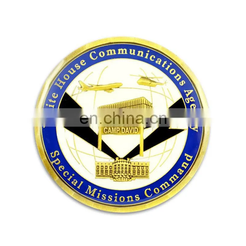 Promotional metal gold sovereign coin