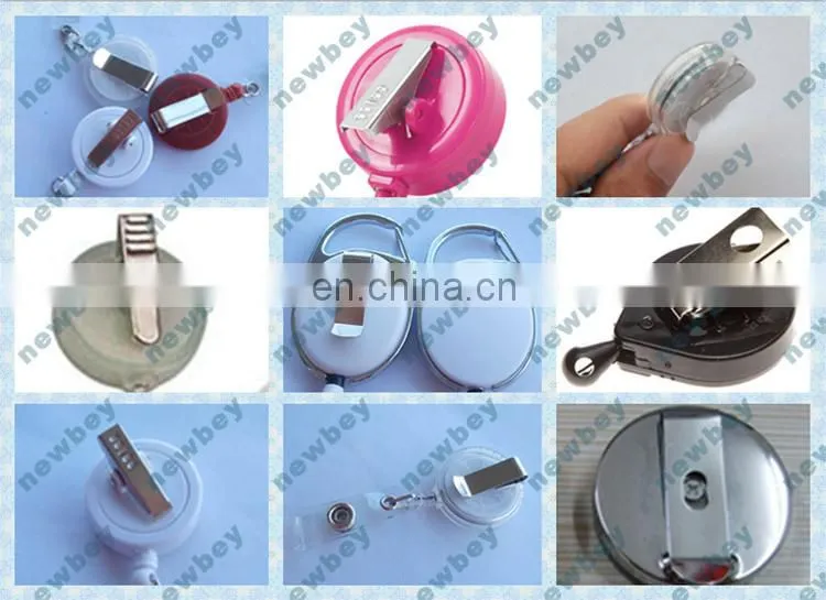 Fancy custom logo print id card yoyo retractable badge holder